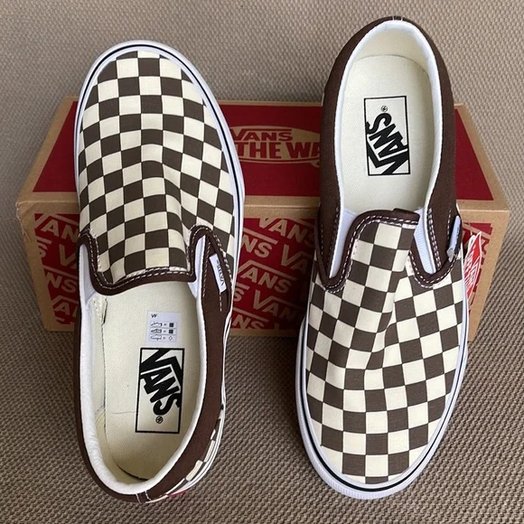 Vans Classic Slip-On Checkerboard Randrm / True White WMNS - Picture 11 of 16